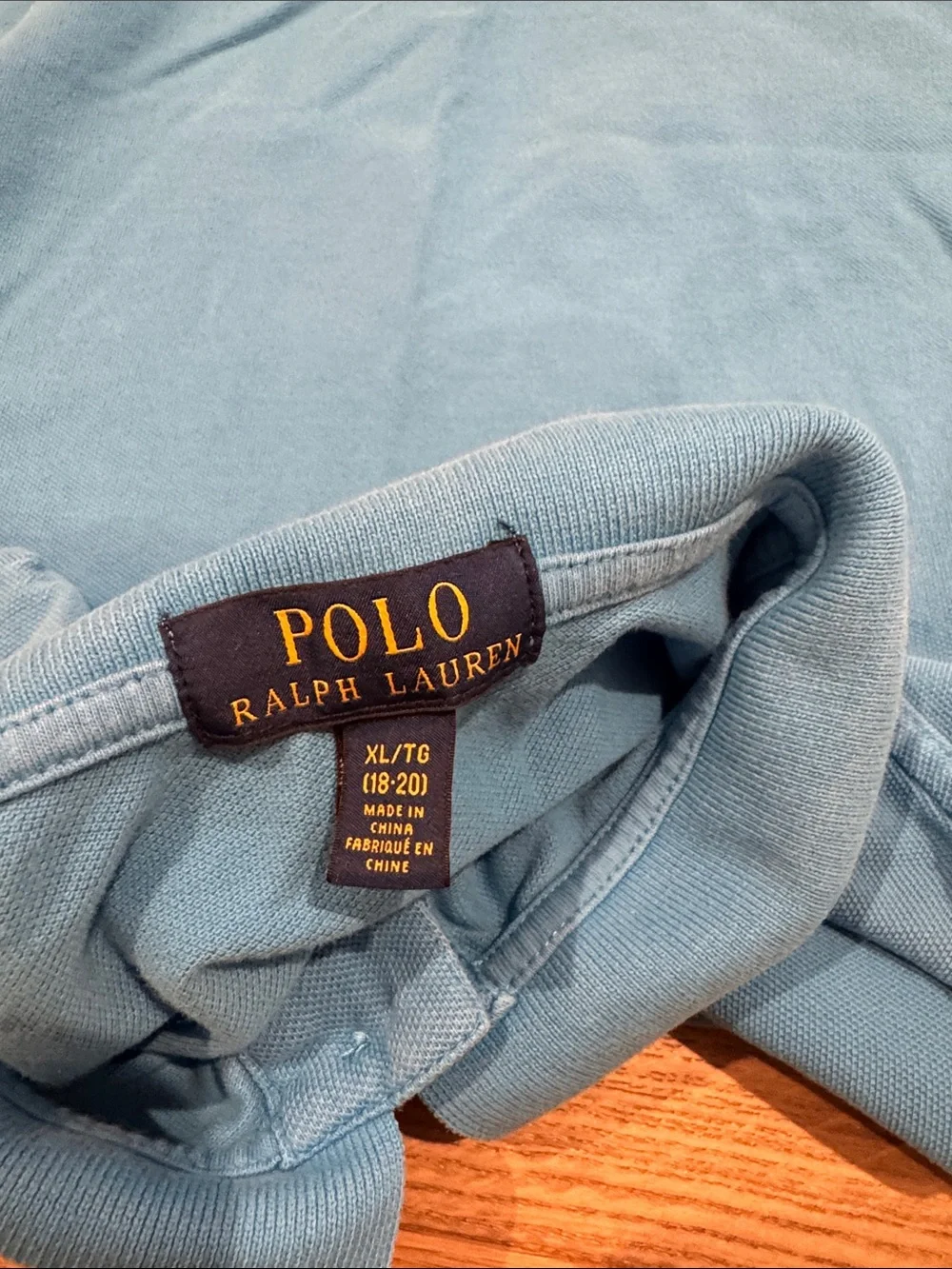 Ralph Lauren Blue Short-Sleeve Polo for Kids